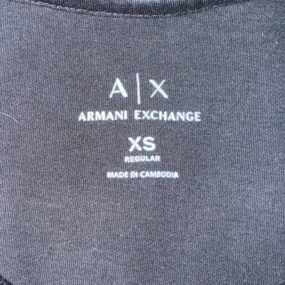 Armani Exchange Black Long-Sleeved T-Shirt (XS)